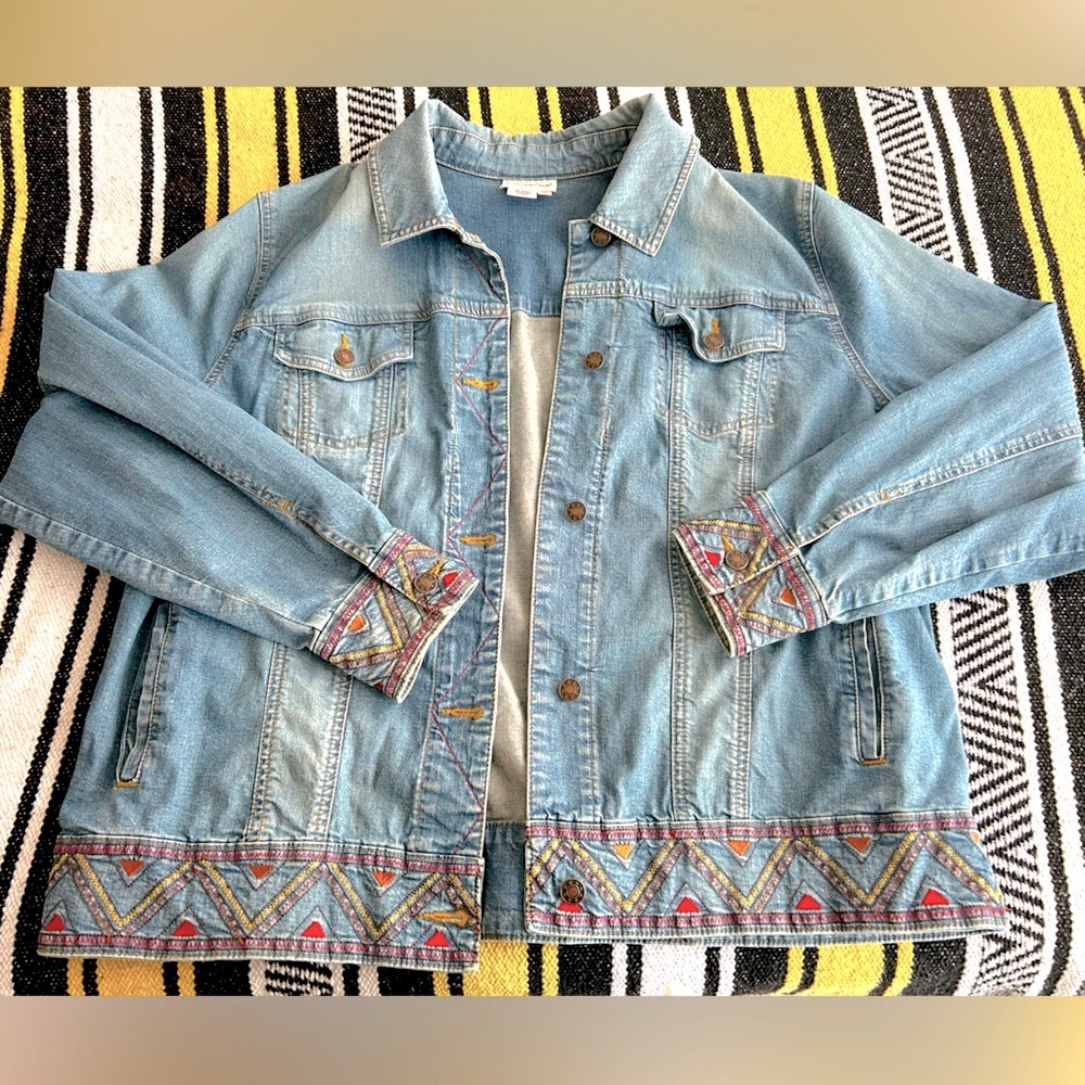 Great Denim Coldwater Creek Jacket 2x